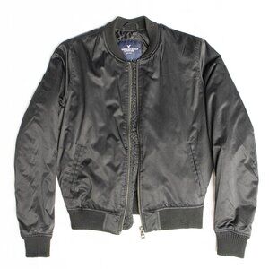XS American Eagle Outfitters Women's Black Bomber Jacket